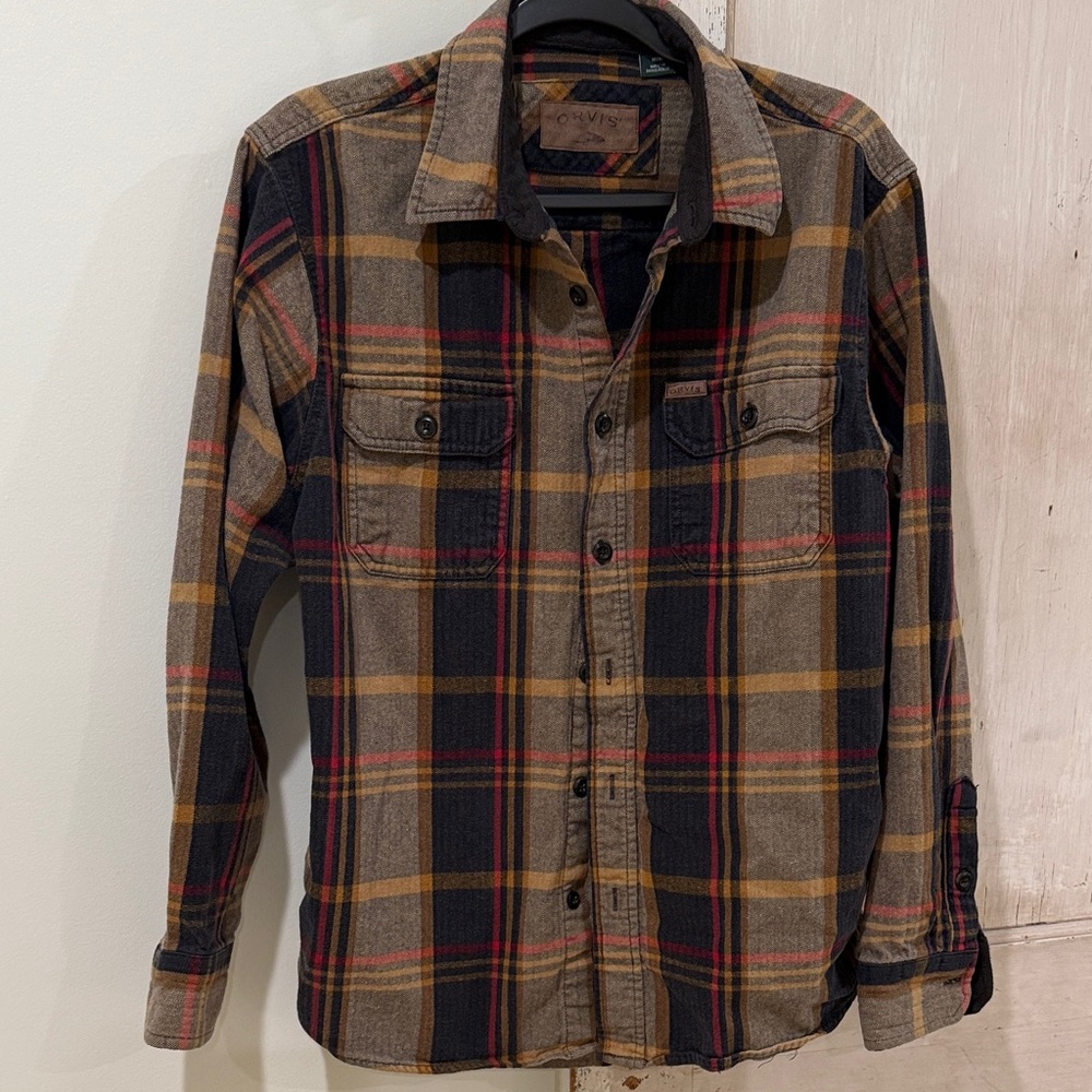 Orvis Multicolor Plaid Shirt Jacket